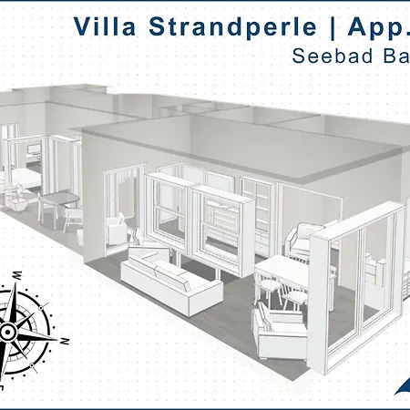 Strandperle Whg 33 Daire *